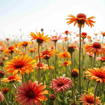 Strawflower Seeds – Orange Double, Heirloom & GMO